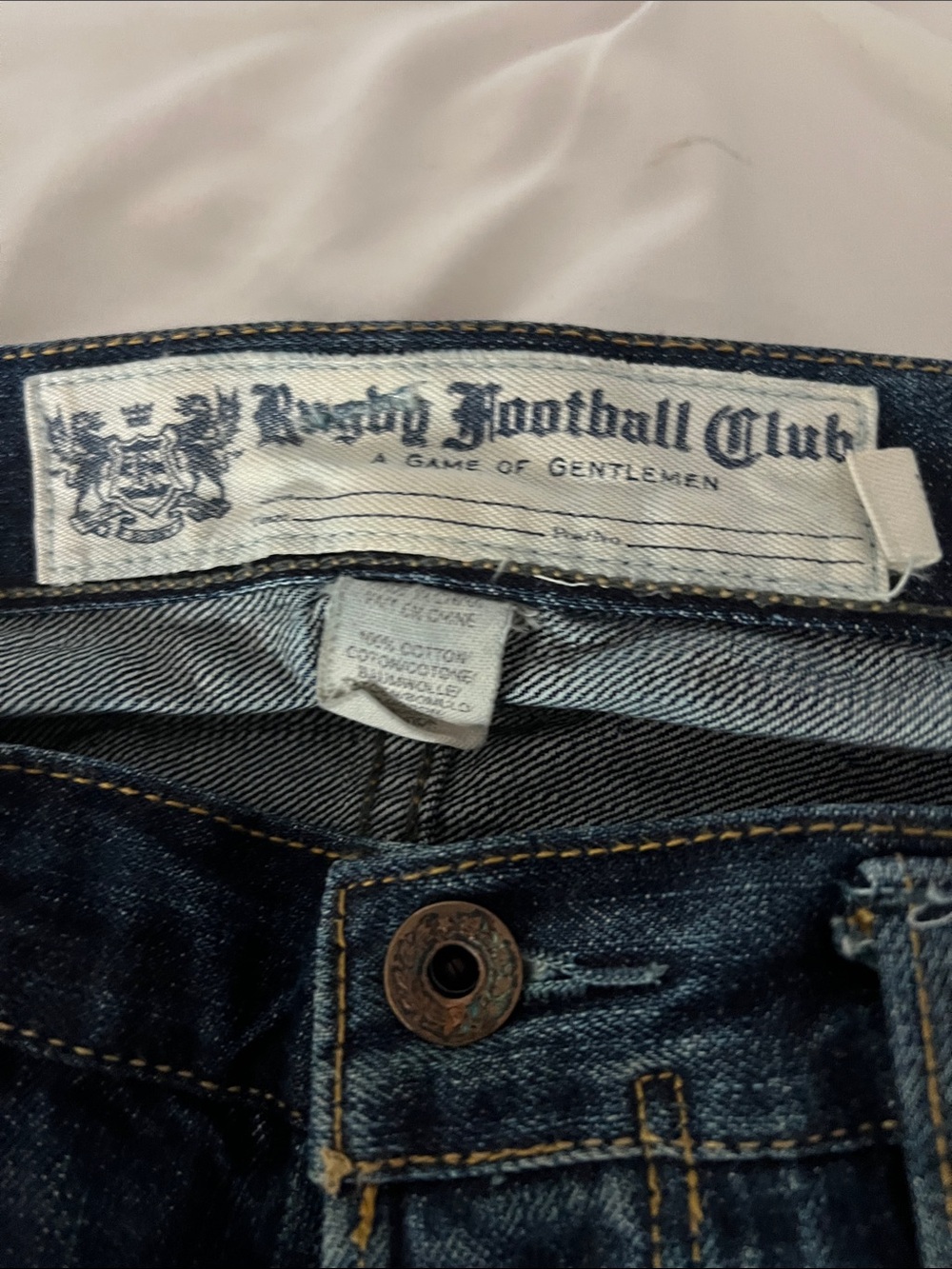Ralph Lauren Men’s Indigo Rufby Football Club Denim Jeans